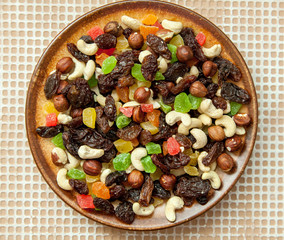 dried fruits and nuts