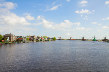 Obraz premium panoramic view of Zaanse Schans, Netherland
