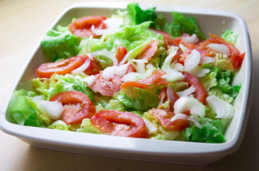 salad various ingredients