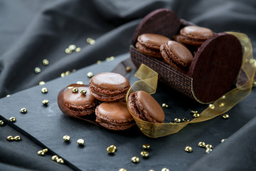 macarons nutella et boîte à gâteaux 2