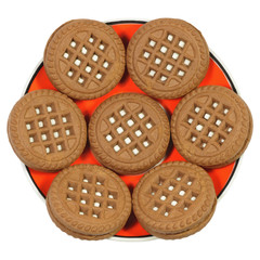 Cookies on the saucer