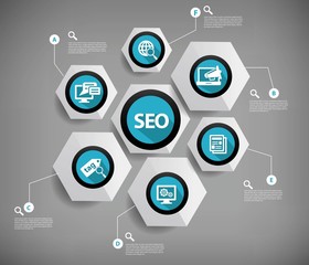Seo concept,vector