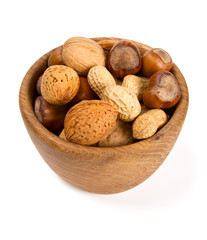 collection of shelled nuts