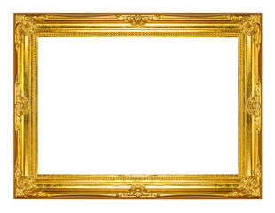 Gold photo frames