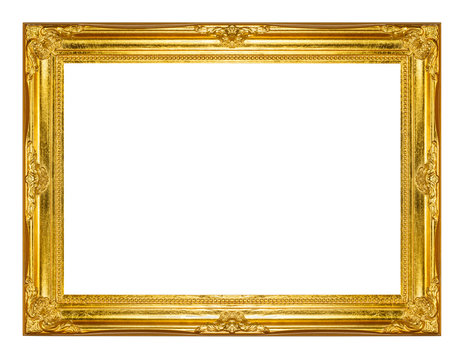 Gold photo frames
