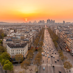 Obraz premium Paris skyline