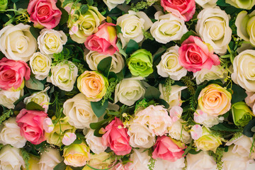 Abstract background of flowers