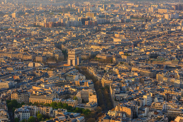 Paris from top view
