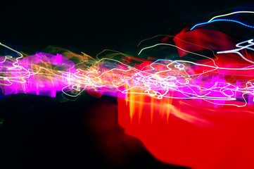 Abstrakte Langzeitbelichtung