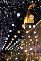 City in expectant of  holiday