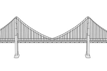 cartoon image of bridge (architecture element)
