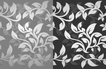 Floral seamless vector background