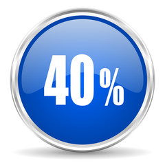 40 percent icon