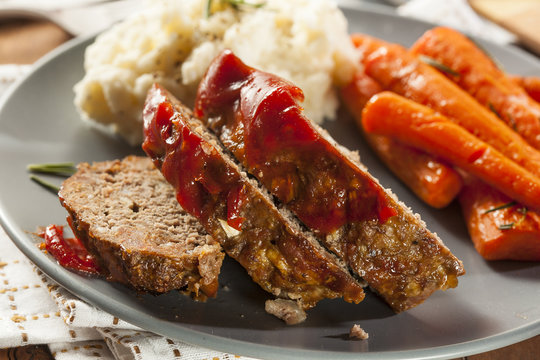 Homemade Ground Beef Meatloaf