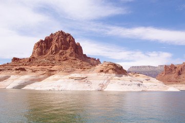 Obraz premium Rock formation in Glen Canyon, Arizona, USA