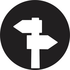 blank road sign icon