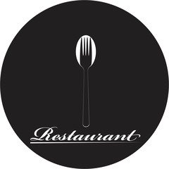 restaurant menu retro poster