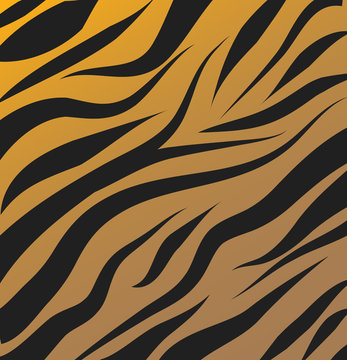 Tiger pattern vector background