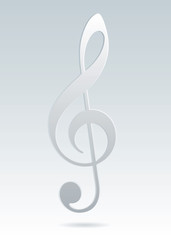 Obraz premium treble clef