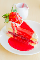 Cake strawberry