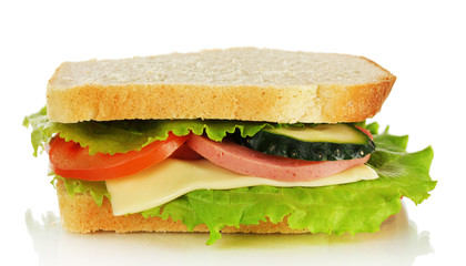 Sandwich isolated on white