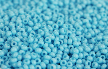Turquoise beads closeup