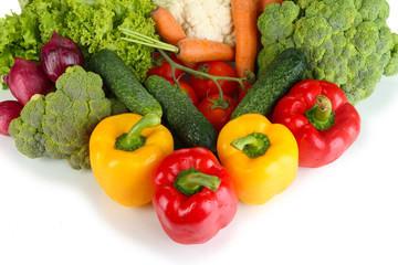 Fresh vegetables close up