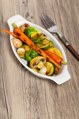 Delicious grilled vegetables