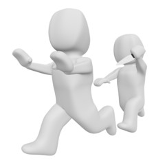 bandit killing, man run escape 3d