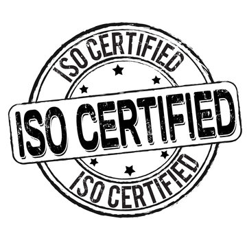 Iso certified stamp