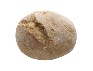 Fototapeta na wymiar bread loaf isolated on white