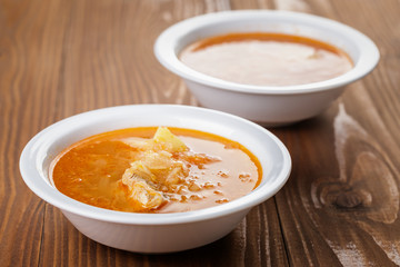 traditional russian cabbage soup shchi