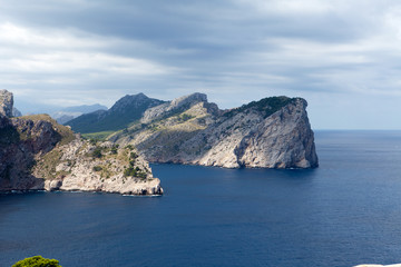 Fototapeta na wymiar Cape Formentor on Majorca, Balearic island, Spain