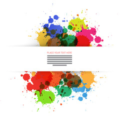 Colorful Vector Blots Background