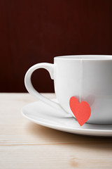 tasty cup of tea made with love