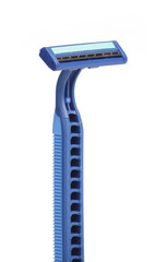 Blue Shave on White background