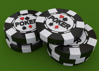 Poker Chips - 3D