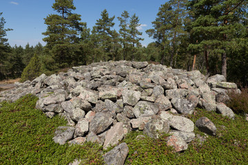 Bronze Age burial Site of Sammallahdenmaki in Finland