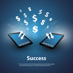 Success - Buy and Sell Online - Graphic Design Concept
