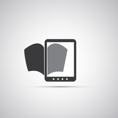 E-Book Reader Icon Design