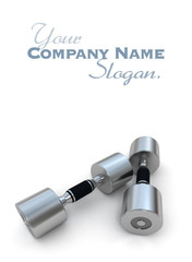 Metallic dumbbells