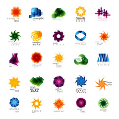 Obraz premium Unusual Icons Set - Isolated On White Background
