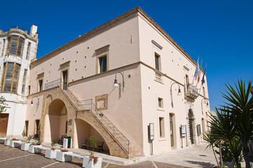 Town Hall Building. Pisticci. Basilicata. Italy.