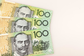 100 australische Dollar-Scheine
