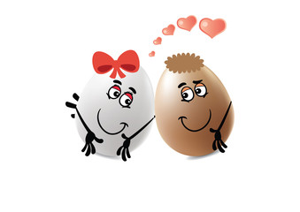lover eggs vector