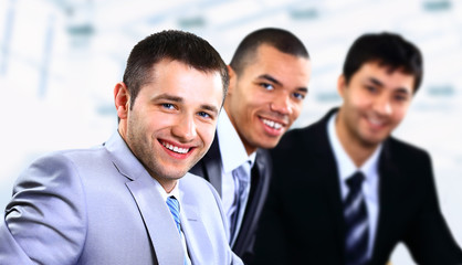 Business people discussing in a meeting