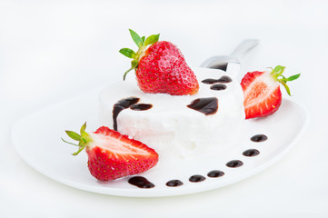 Strawberry with chocolate
