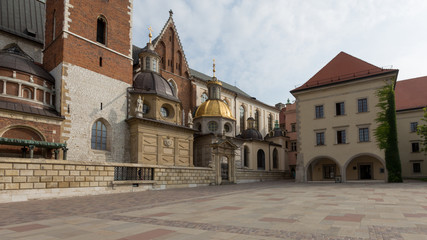 Fototapeta na wymiar Wawel Castel w Krakowie