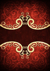 Abstract vector floral illustration.