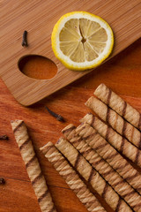 Rolled waffles
